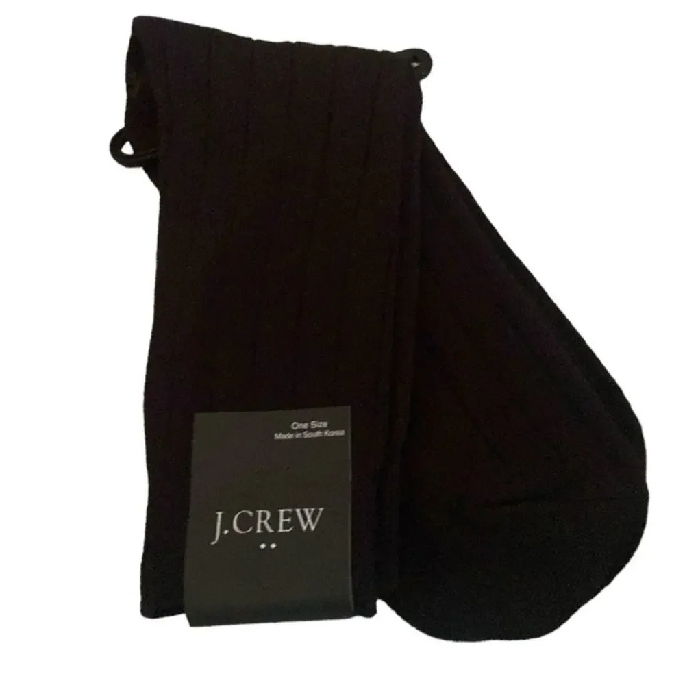 J.Crew Black Classic dress socks